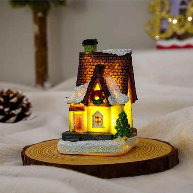 Christmaslove™- Weihnachtshäuschen mit LED-Beleuchtung